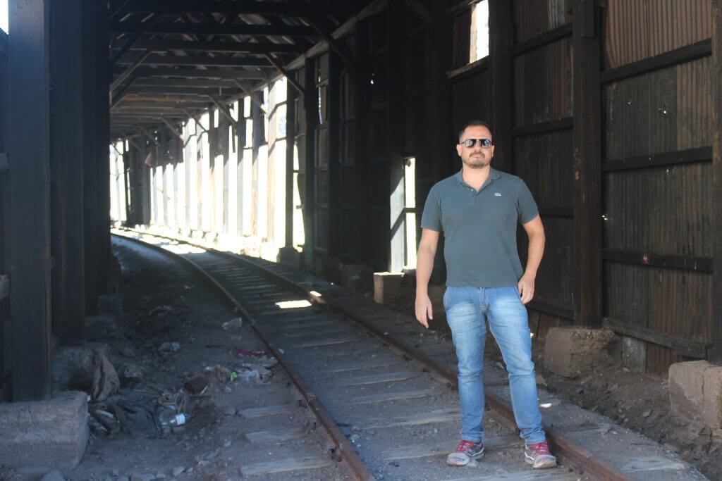 Antiga estrada de Ferro entre Mendoza e Santiago