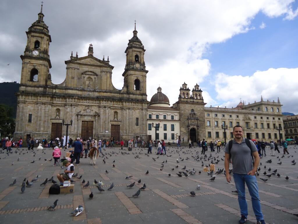 O centro histórico de Bogotá. Catedral de Sal de Zipaquirá
