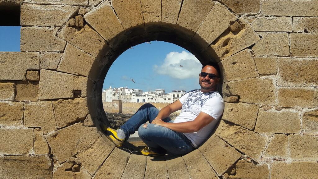 A vista da medina de Essaouira deste o Forte Português