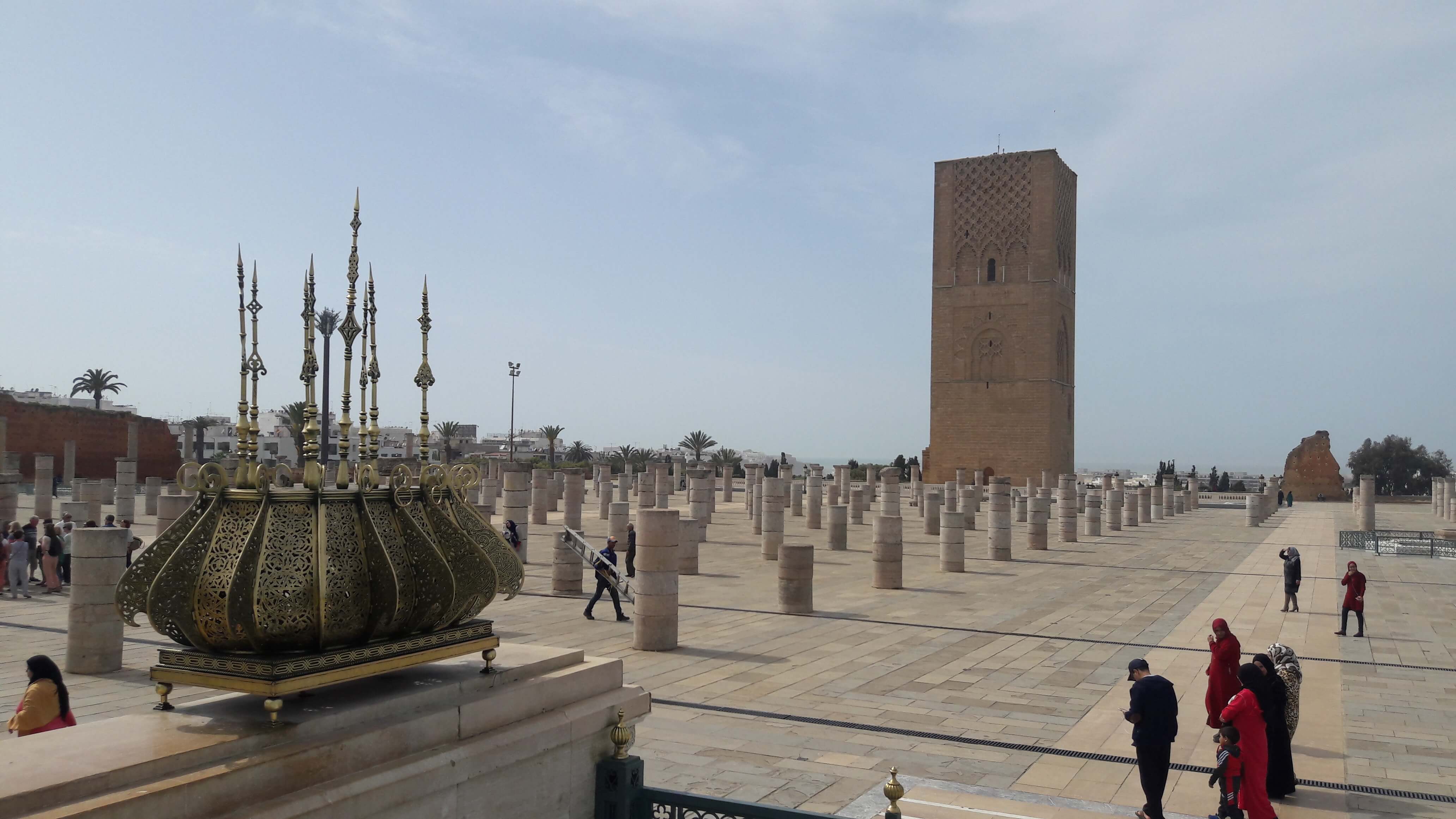 A Torre Hassan é um símbolo de Rabat, a capital do Marrocos