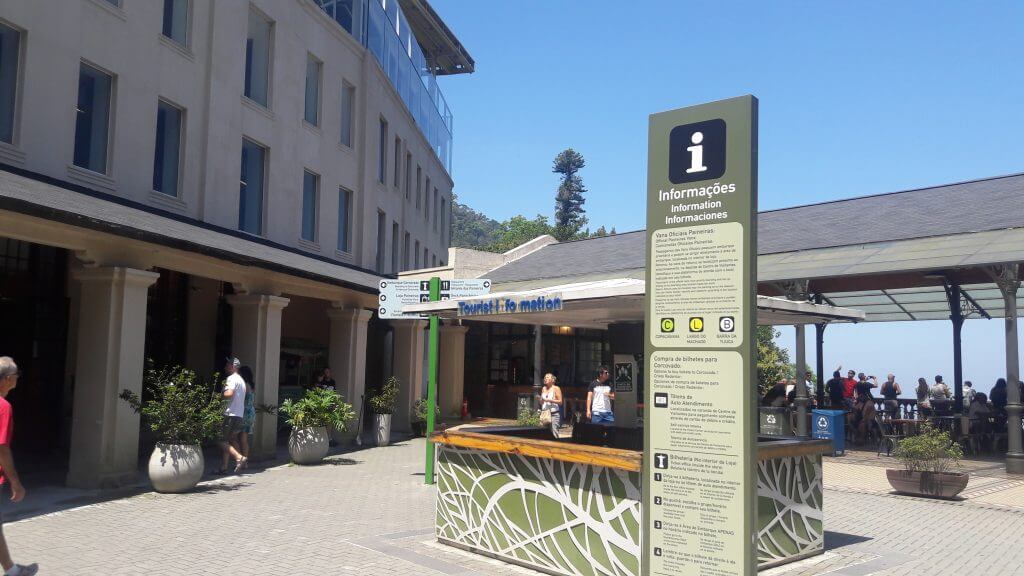 O Centro de Visitantes é o ponto comum independente da forma que escolheu como ir para o Cristo Redentor de metrô
