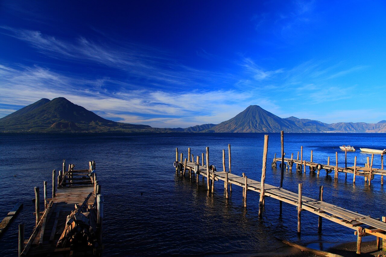 Lago Atitlán na Guatemala