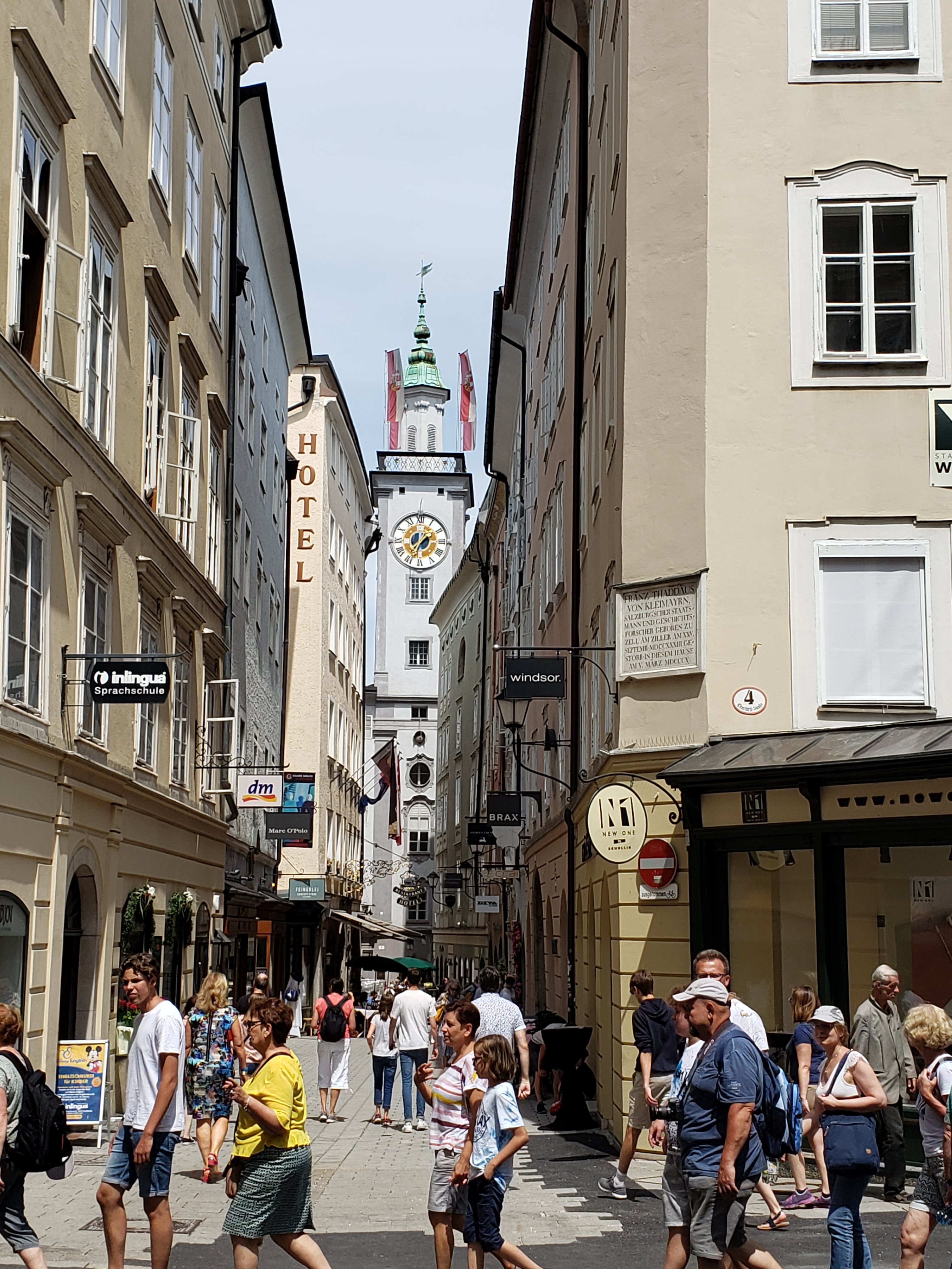 Ruas de Salzburgo